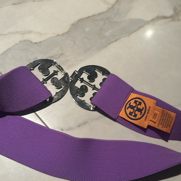 Authentic Tory Burch, rare purple belt adjustable - Picture 3 of 7